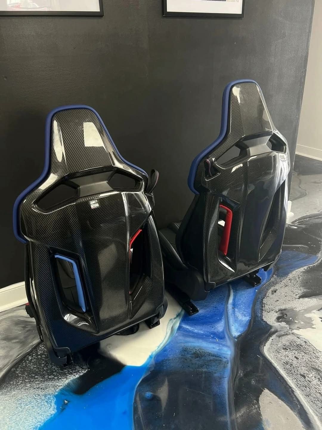 BMW M2 G87 Sport Seats — Black/Blue — View 7