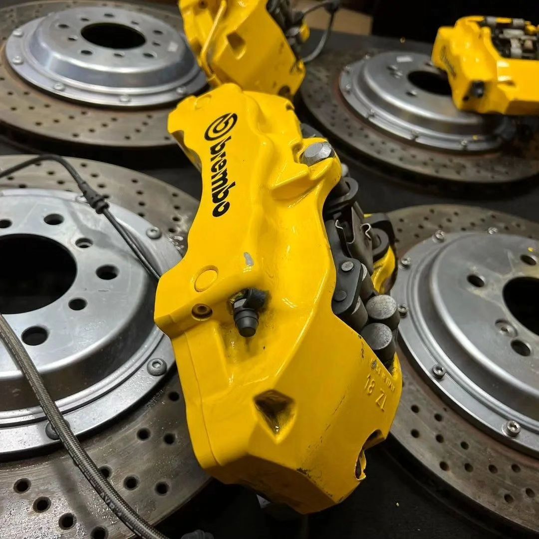 Brembo Yellow 6-Piston Kit — view 6