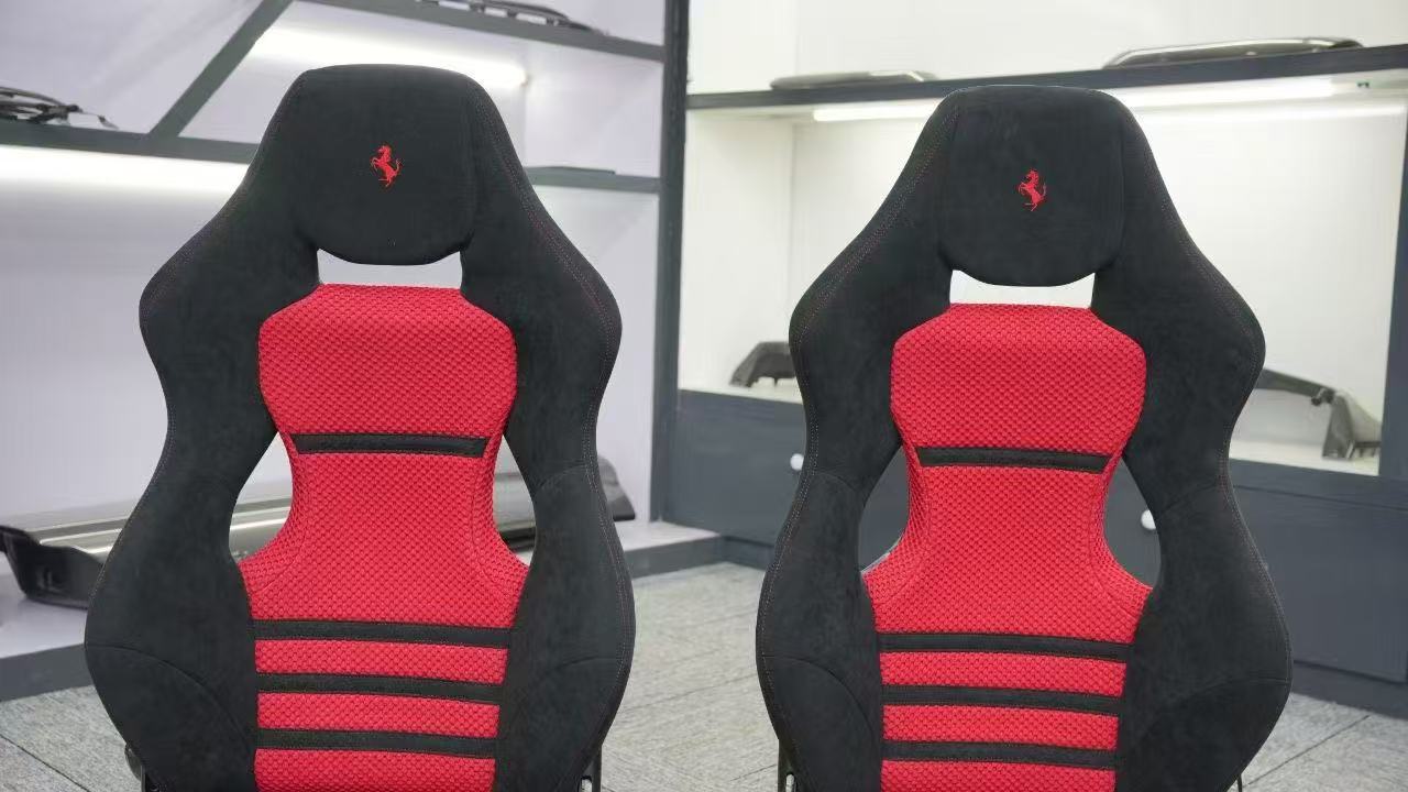Aero Republic 1:1 Pista-Style Dry Prepreg Carbon Fiber Seat for Ferrari 488 — view 14