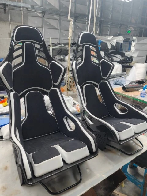 Aero Republic Recaro Podium-Style Dry Prepreg Carbon Fiber Universal Racing Seat — view 16