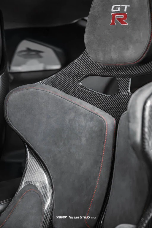 CMST Tuning Senna-Style Dry Prepreg Carbon Fiber Seat for Nissan GT-R R35 — view 3