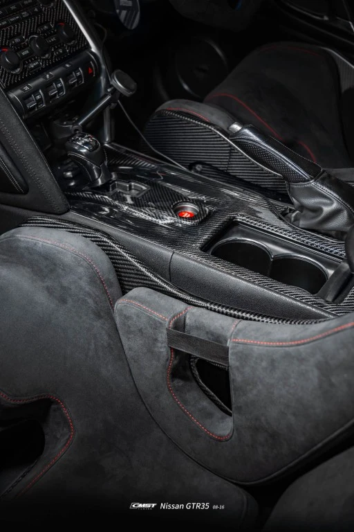 CMST Tuning Senna-Style Dry Prepreg Carbon Fiber Seat for Nissan GT-R R35 — view 9