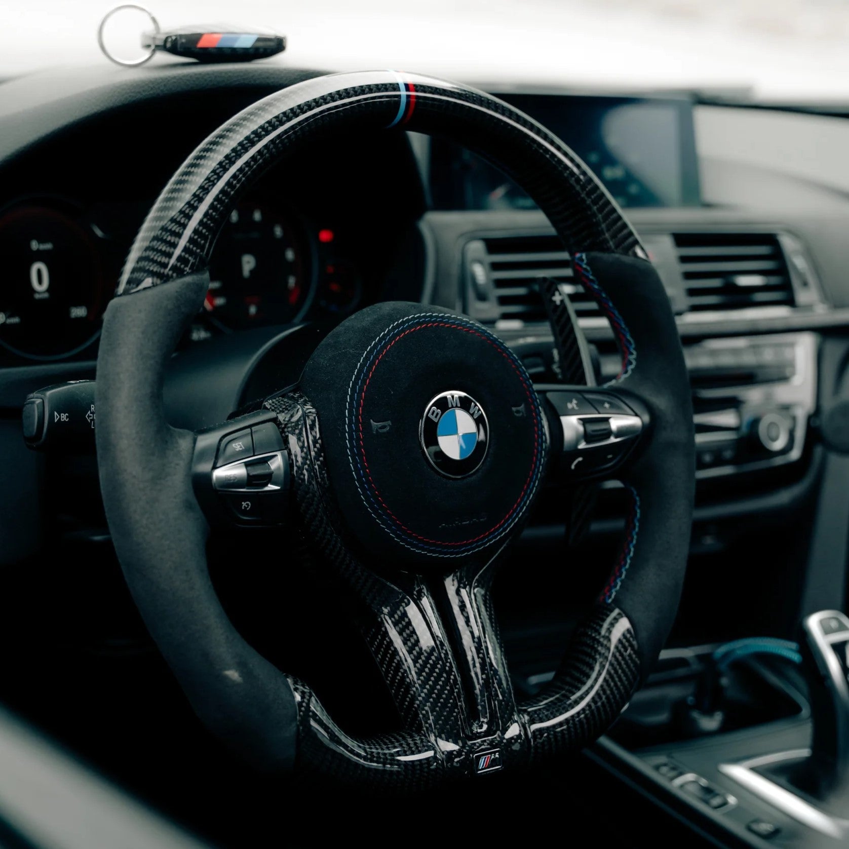 BMW F-Series Carbon & Alcantara Steering Wheel — photo 1 of 11