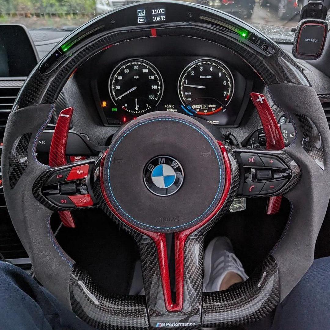 BMW F-Series Carbon & Alcantara Steering Wheel — view 2