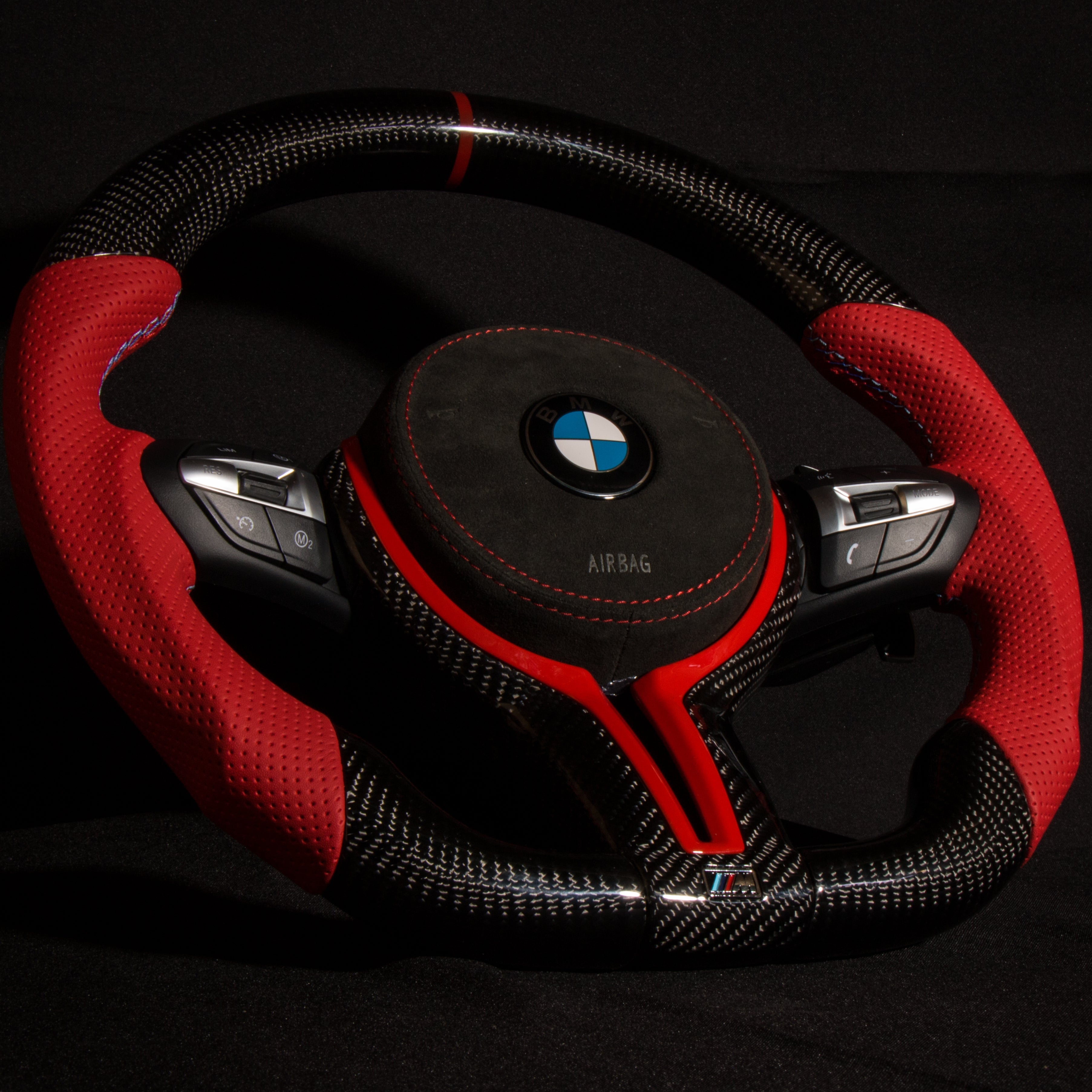 BMW F-Series Carbon & Alcantara Steering Wheel — view 4