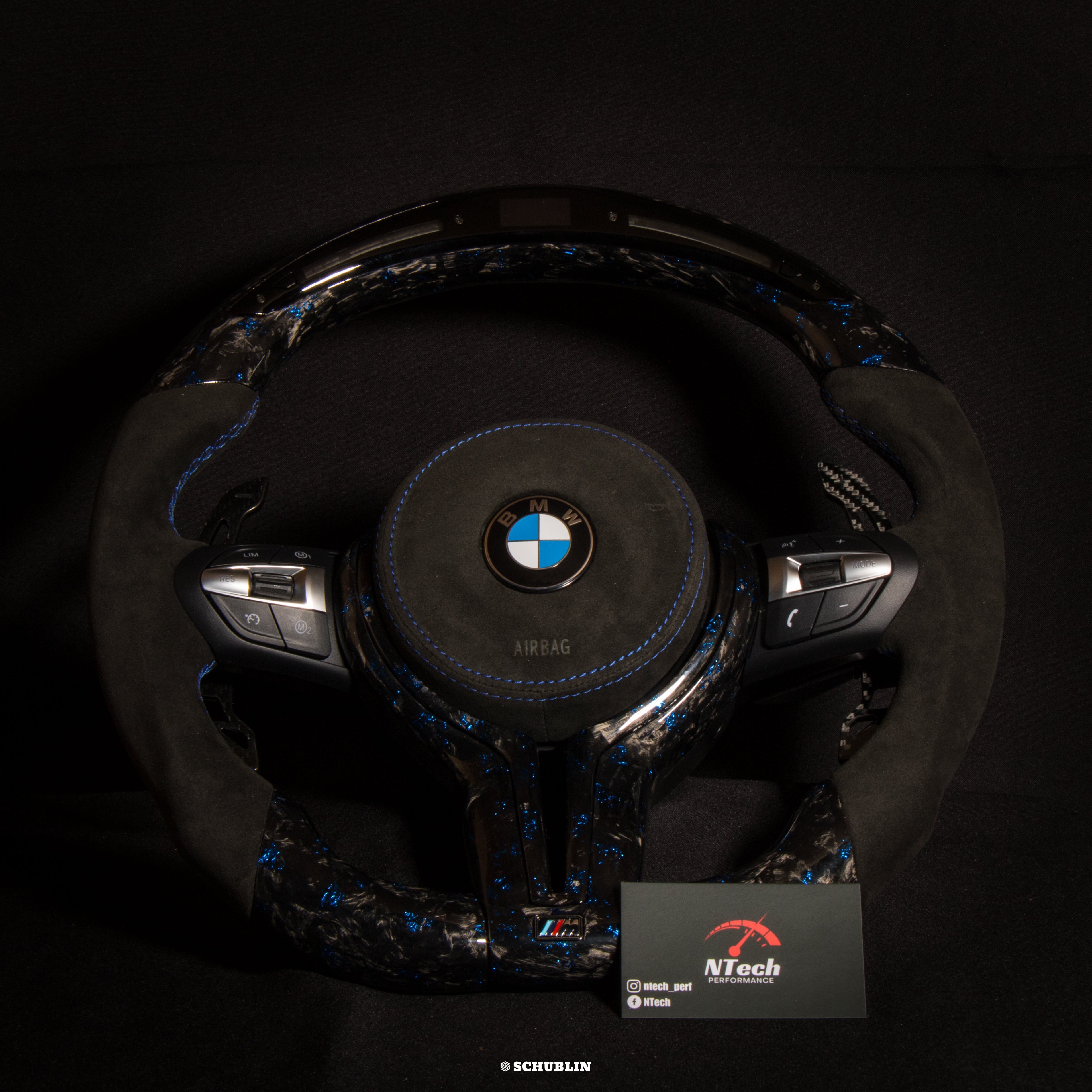 BMW F-Series Carbon & Alcantara Steering Wheel — view 8