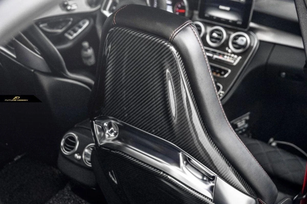 Future Design Carbon Fiber Bucket Seat-Back Cover — Mercedes-AMG — view 6