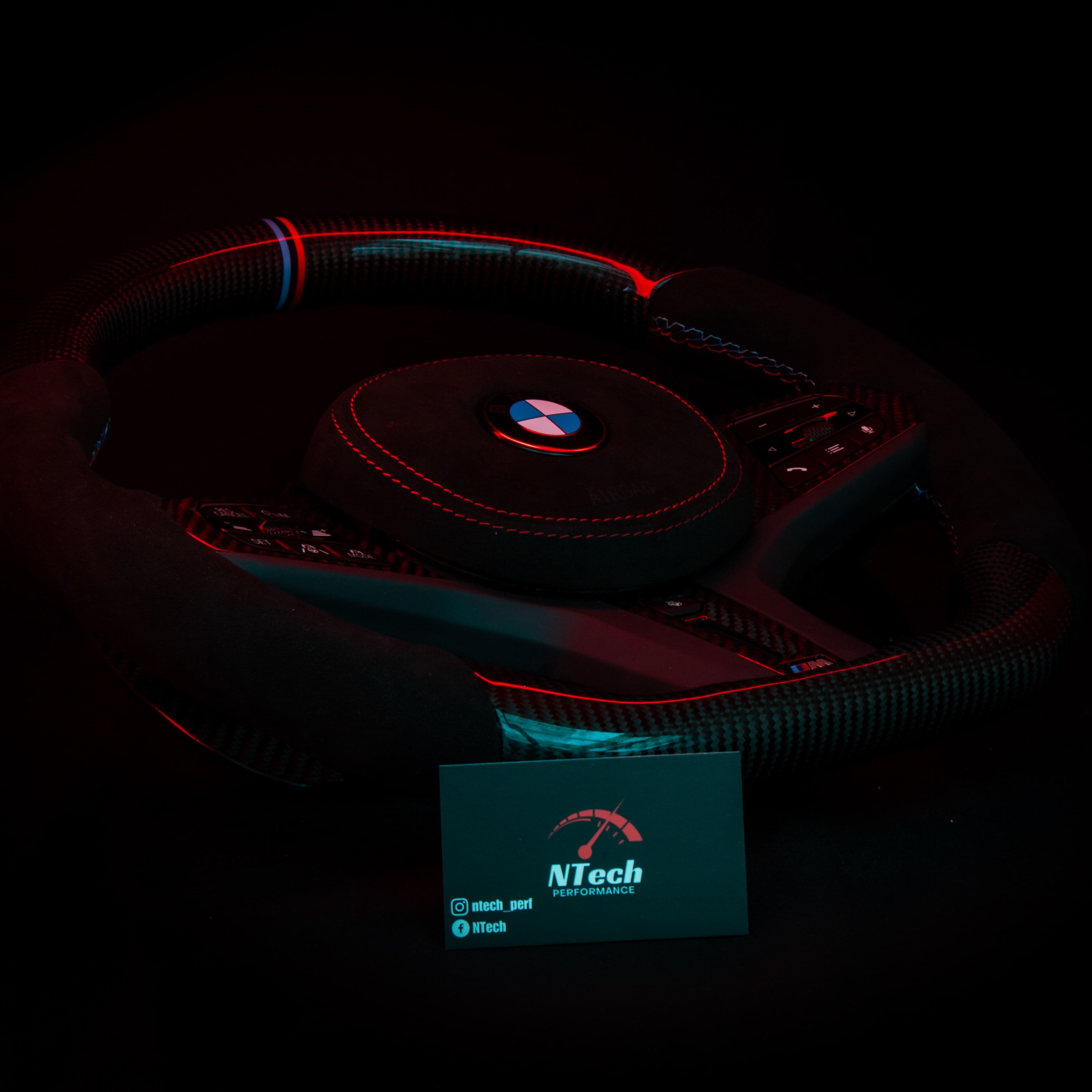BMW G-Series Carbon & Alcantara Steering Wheel — photo 1 of 18