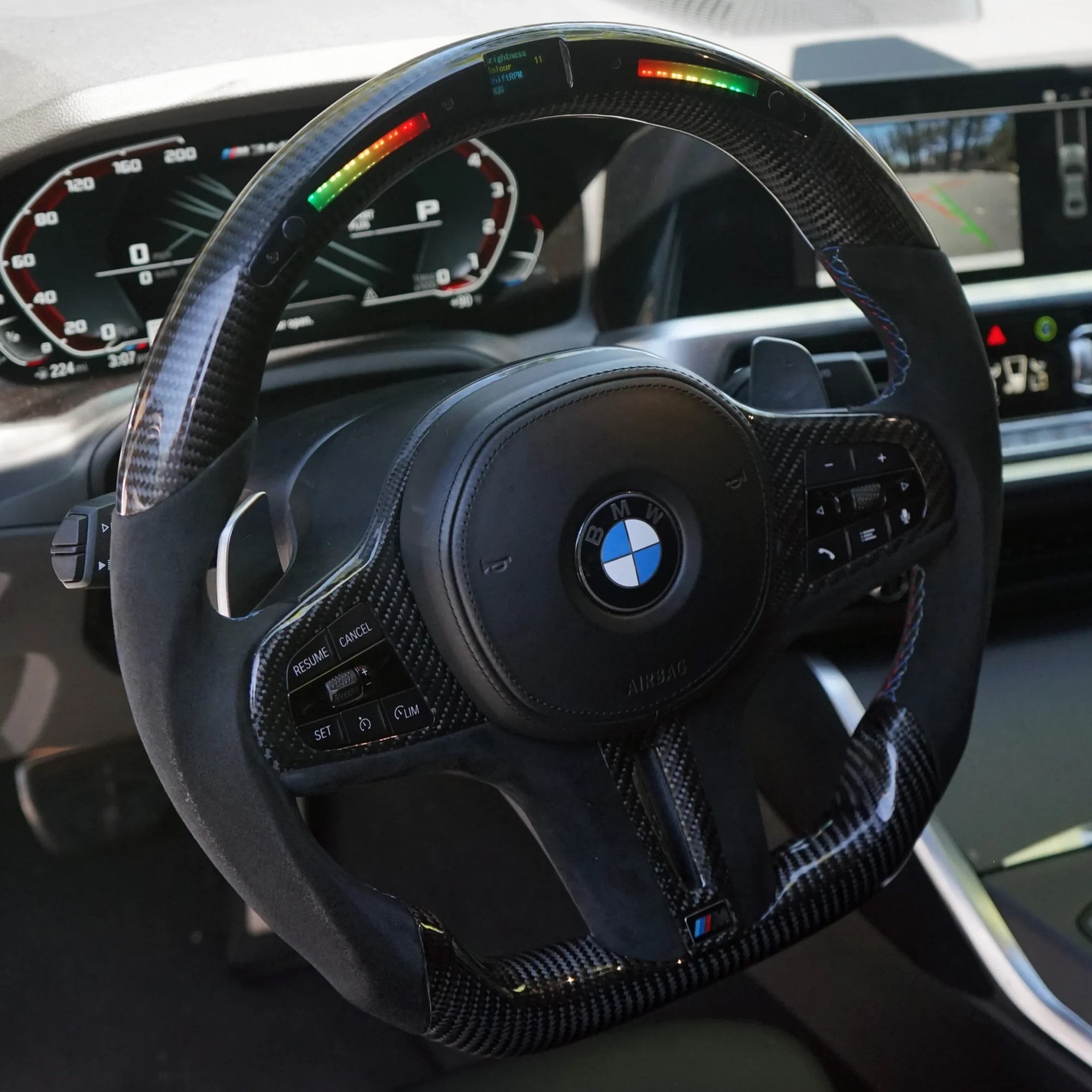 BMW G-Series Carbon & Alcantara Steering Wheel — view 11