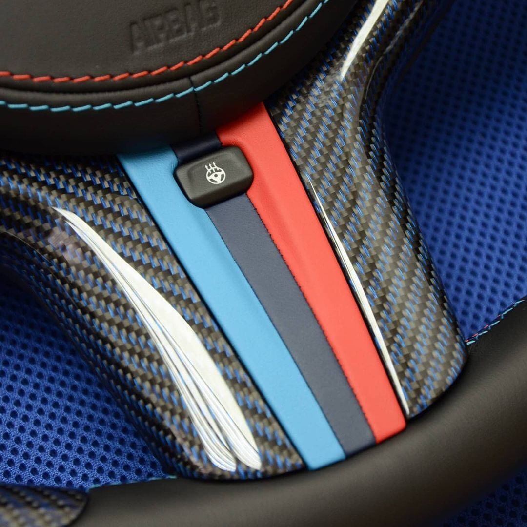 BMW G-Series Carbon & Alcantara Steering Wheel — view 7
