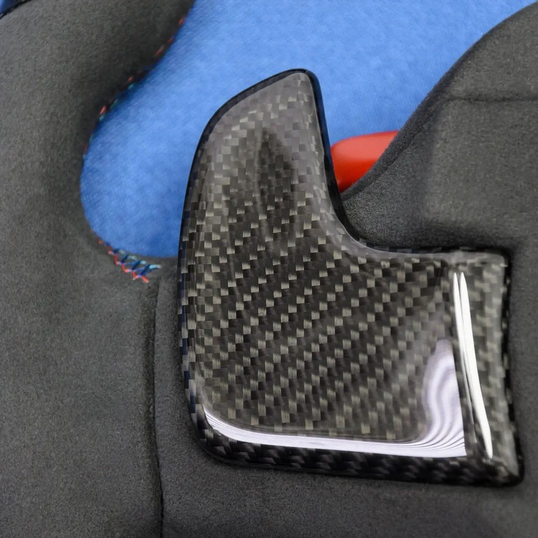 BMW G-Series Carbon & Alcantara Steering Wheel — view 9