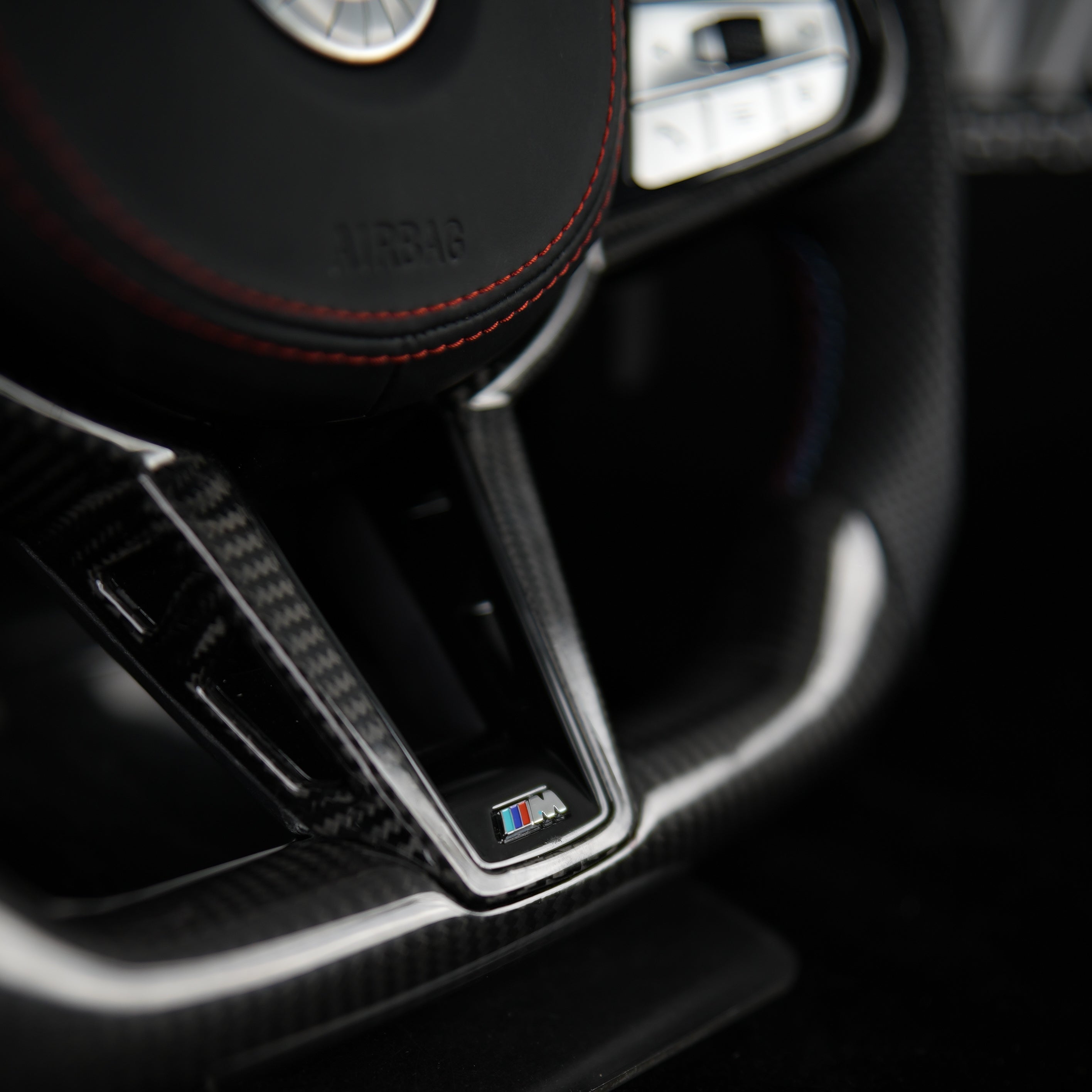 BMW G-Series Woven Carbon Steering Wheel — view 5